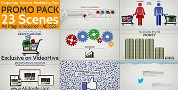 Corporate Service Marketing Seo Promo Pack-5866444