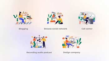 Browse social network-Yellow concept-41975692