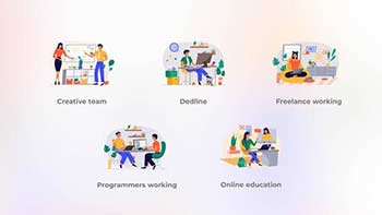 Programmers working-Yellow concept-41975758