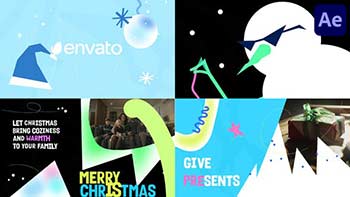 Stylish Christmas Greetings Slideshow for After Effects-42047354