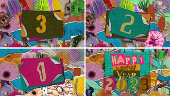 New Year Countdown Collage-42079313