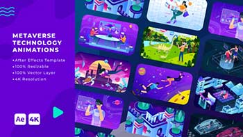 Metaverse Technology Animations After Effects-42092677