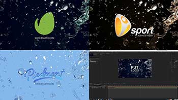 Water Rectangle Logo Intro-42206714
