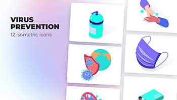 Virus Prevention-Isometric Icons-1295617