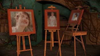 Photo Gallery in an Old Courtyard-42255239