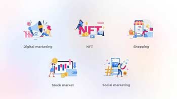 Social marketing-Сartoon concept-42344519