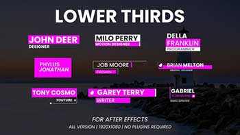 Lower Thirds AE-42367203