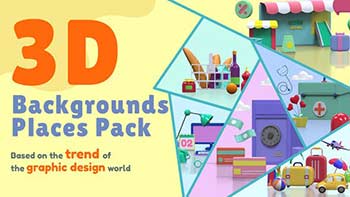 3D Backgrounds and Places Pack for Animated Presentation-42461835