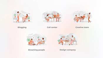 Creative team-Flat concept-42463186