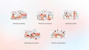 Family activity-Flat concept-42463199