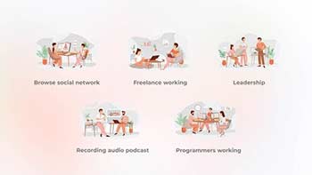 Programmers working-Flat concept-42463243