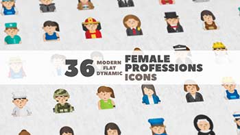 Female Professions Animated Icons-1346925