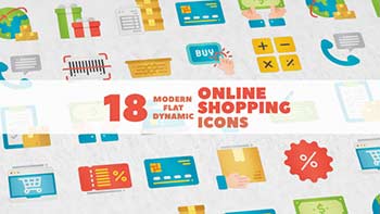 Online Shopping Animated Icons-1346940