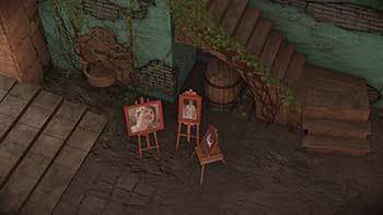 Photo Gallery In An Old Courtyard-1338120