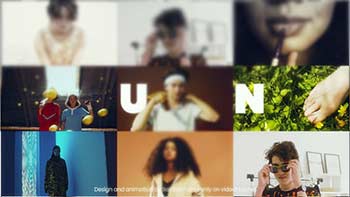 Dynamic Multiscreen Opener Rhythmic Typography Slideshow-42624860