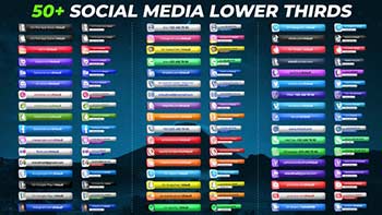 Social Media Lower Thirds-39967003
