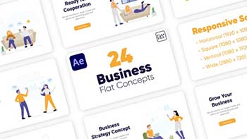 Business Flat Concepts For After Effects-42782392