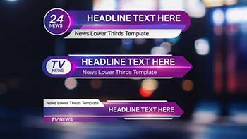 Broadcast News Lower Thirds-42573901