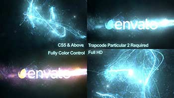 Glowing Particles Logo Reveal 5-9395906