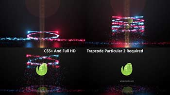 Glowing Particle Logo Reveal 6-10482935