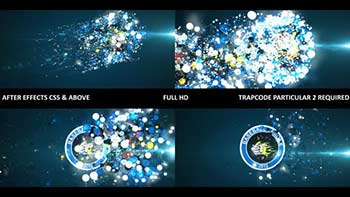 Glowing Particle Logo Reveal 9-12725483