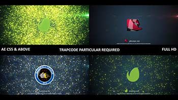 Glowing Particle Logo Reveal 10-12752105