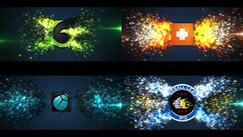 Glowing Particle Logo Reveal 11-13103282