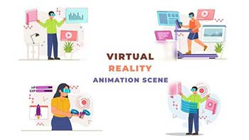 Virtual Reality Animation Scene-42855486