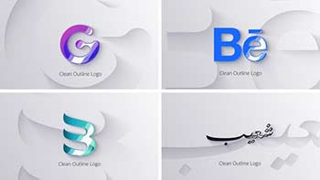 Clean Shadow Outline Logo-42856214