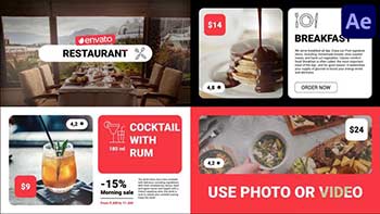 Modern Restaurant Food Menu for After Effects-42879821