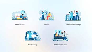 Hospital buildings-Flat concept-42886939