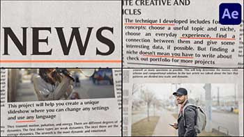 Newspaper Slideshow for After Effects-43182464