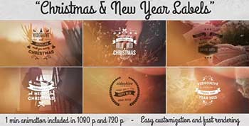 Christmas New Year Labels-9560529