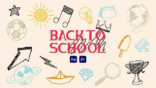 Back to School Scribble Icons