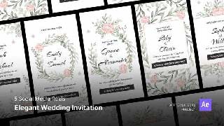Social Media Reels-Elegant Wedding Invitation After Effects Template-47695895