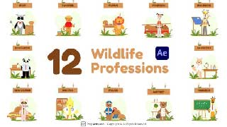 Wildlife Professions For After Effects