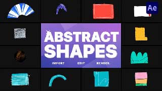 Colorful Abstract Shapes Animations After Effects