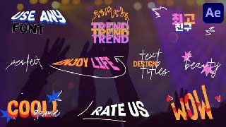 Modern Design Text Titles for After Effects-48523211