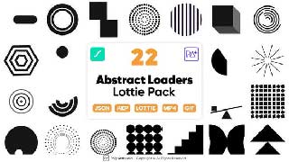Abstract Loaders Lottie Pack