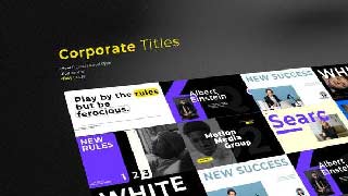 Corporate Titles After Effects