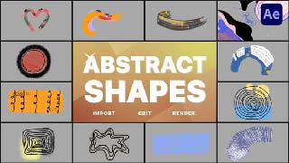 Brush Abstract Shapes After Effects