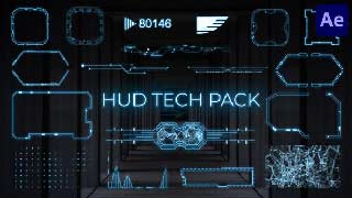 HUD Tech Pack for After Effects-48974764