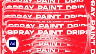 Spray Paint Drips Transitions VOL 2 After Effects-49000580