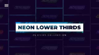 25 Neon Lower Thirds-49025141