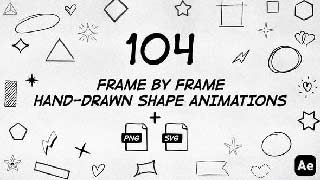 104 Frame By Frame Animated Shapes Pack-50034158