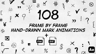 108 Frame By Frame Animated Marks Pack-50034230