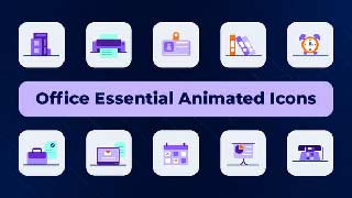 Office Essential Animated Icons-50039326