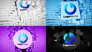 Dynamic Cubes Logo Reveal Bundle-50046238