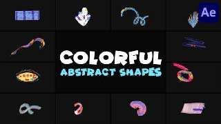 Colorful Abstract Shapes After Effects-50206066