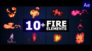 Fire Elements After Effects-50252782